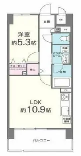 海老江サンライズ【3階】の間取り