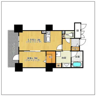 リーブル博多駅前【802号室】の間取り