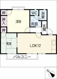 グランドメゾン依佐美A棟【2階】の間取り