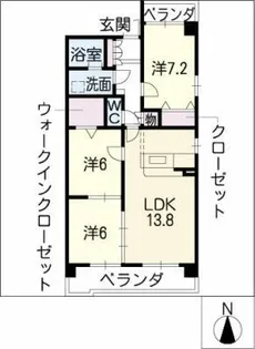 ココ フェール【3階】の間取り