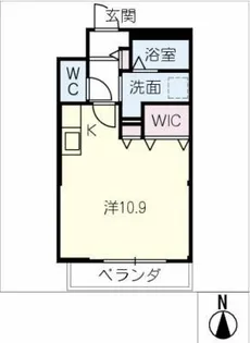 プレミアムキャッスル西春Ⅱ【1階】の間取り