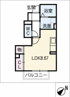 Joy Land B【1階】の間取り