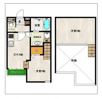 DreamStageGleis南福岡(グライス)【201号室】の間取り