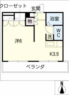 CASA NOAH高峯町【3階】の間取り