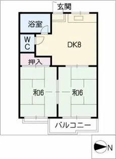 フォーブルいとう【2階】の間取り