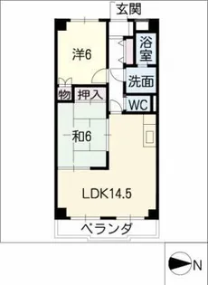 マンションアズヴェール【3階】の間取り