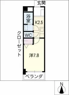 プレミールKATSURA【1階】の間取り
