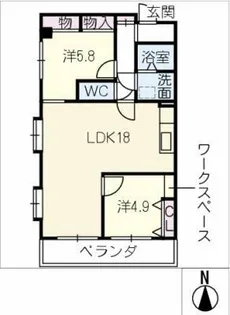 サンシャインシティ 503号室【5階】の間取り