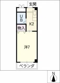 COSMOS【2階】の間取り