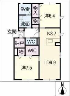 kiitos Square【1階】の間取り