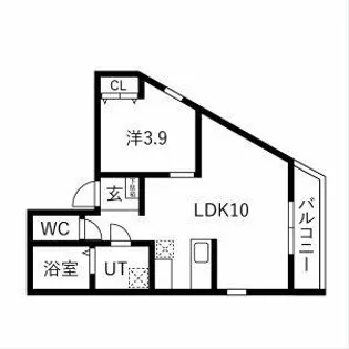 ノア豊【3階】の間取り