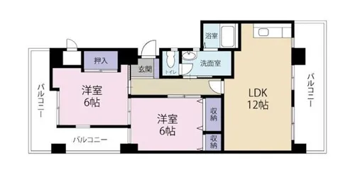 渡邊ビル【303号室】の間取り