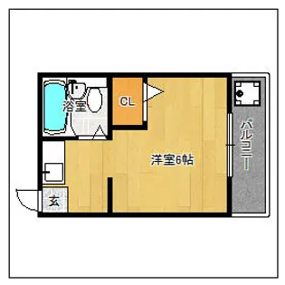 ソラーレ二日市北【203号室】の間取り