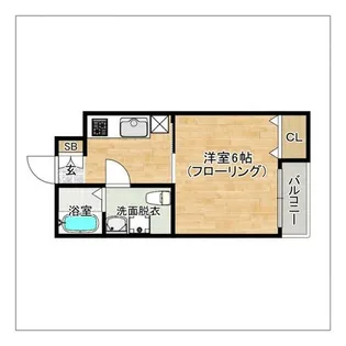 フラワーダイニング吉塚【1階】の間取り