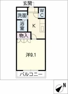 エスポワール伊藤【2階】の間取り