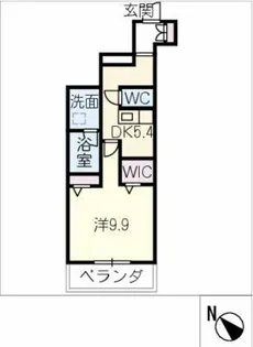 スブリミス【4階】の間取り