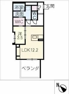 スブリミス【2階】の間取り