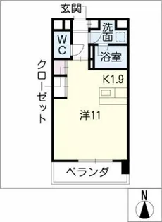 シティライフ日和【3階】の間取り