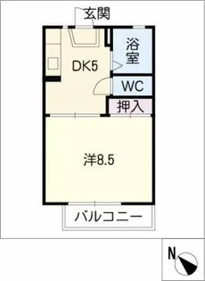 コートピア【1階】の間取り