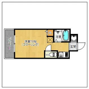 パンルネックス・クリスタル大濠II【2階】の間取り