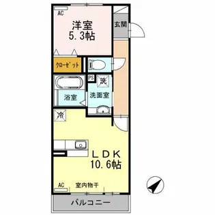 マノワール【2階】の間取り
