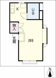 ドミール長久手【2階】の間取り