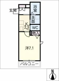 a la votre【1階】の間取り