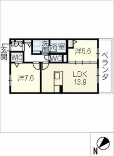 VIP GARDEN【2階】の間取り