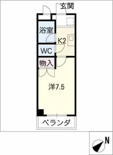 ラポ-ルYamada【2階】の間取り
