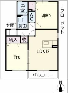 フレサージュ・A【2階】の間取り