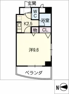 パセオ・ミヤ【3階】の間取り