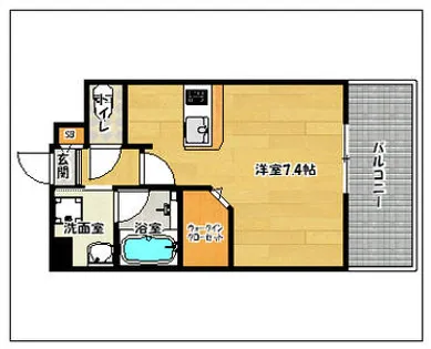 エンクレスト大手門III【10階】の間取り
