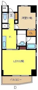 セレニティー金山【2階】の間取り