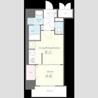 ロータス・ガーデン城南【3階】の間取り