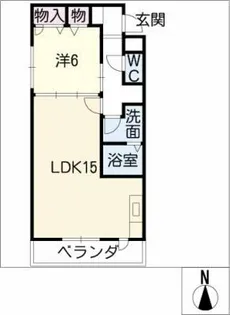 ヴァンベール【3階】の間取り