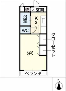 アークヒル鳥見【5階】の間取り