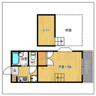 セレナーデKenI【105号室】の間取り
