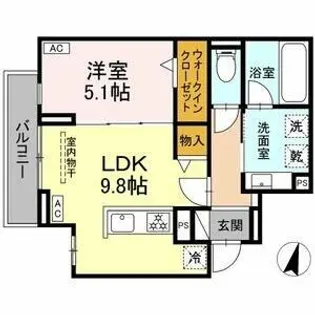 luvita上社【2階】の間取り