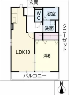 向山ステージ【1階】の間取り