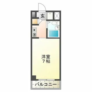 トレビアンコート【1階】の間取り