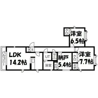 ヒルズ覚王山北【1階】の間取り