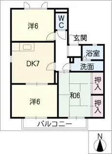 Windward【1階】の間取り