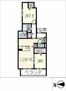 ブランキューブ【3階】の間取り
