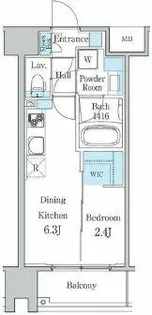 パートナーズ今池【0204号室】の間取り