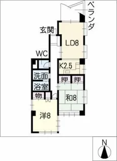 牧ビル【5階】の間取り