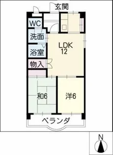 グリーンヴィラ清里【2階】の間取り