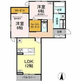 リバーステイツ【2階】の間取り