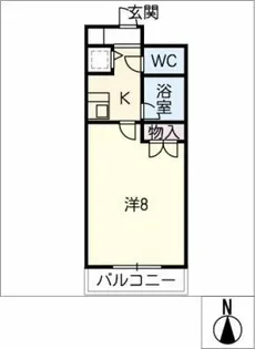 グリーンふたむら2号館【3階】の間取り