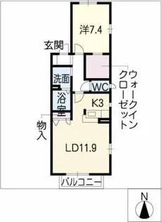 Felice【2階】の間取り