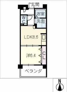 ココドール鳴子【1階】の間取り